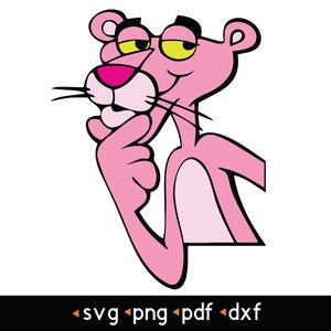 Pink Panther- #1 svg, png, pdf, dxf