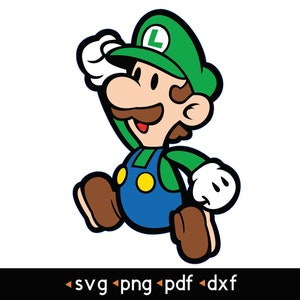 Paper Luigi- #1 svg, png, pdf, dxf