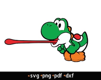 Yoshi 2 Svg Png Pdf Dxf - Etsy Singapore
