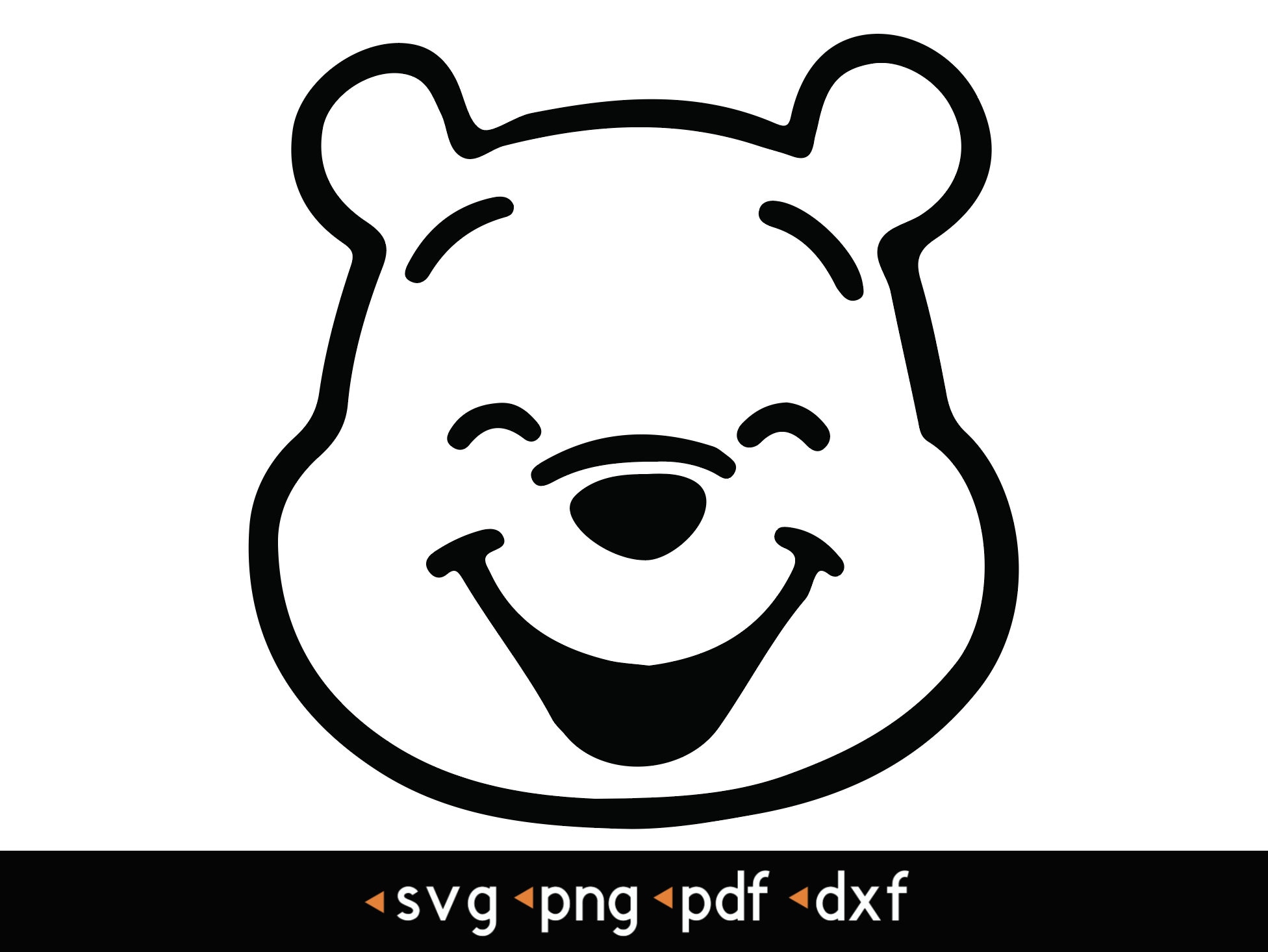Winnie The Pooh 12 svg png pdf dxf - Etsy France