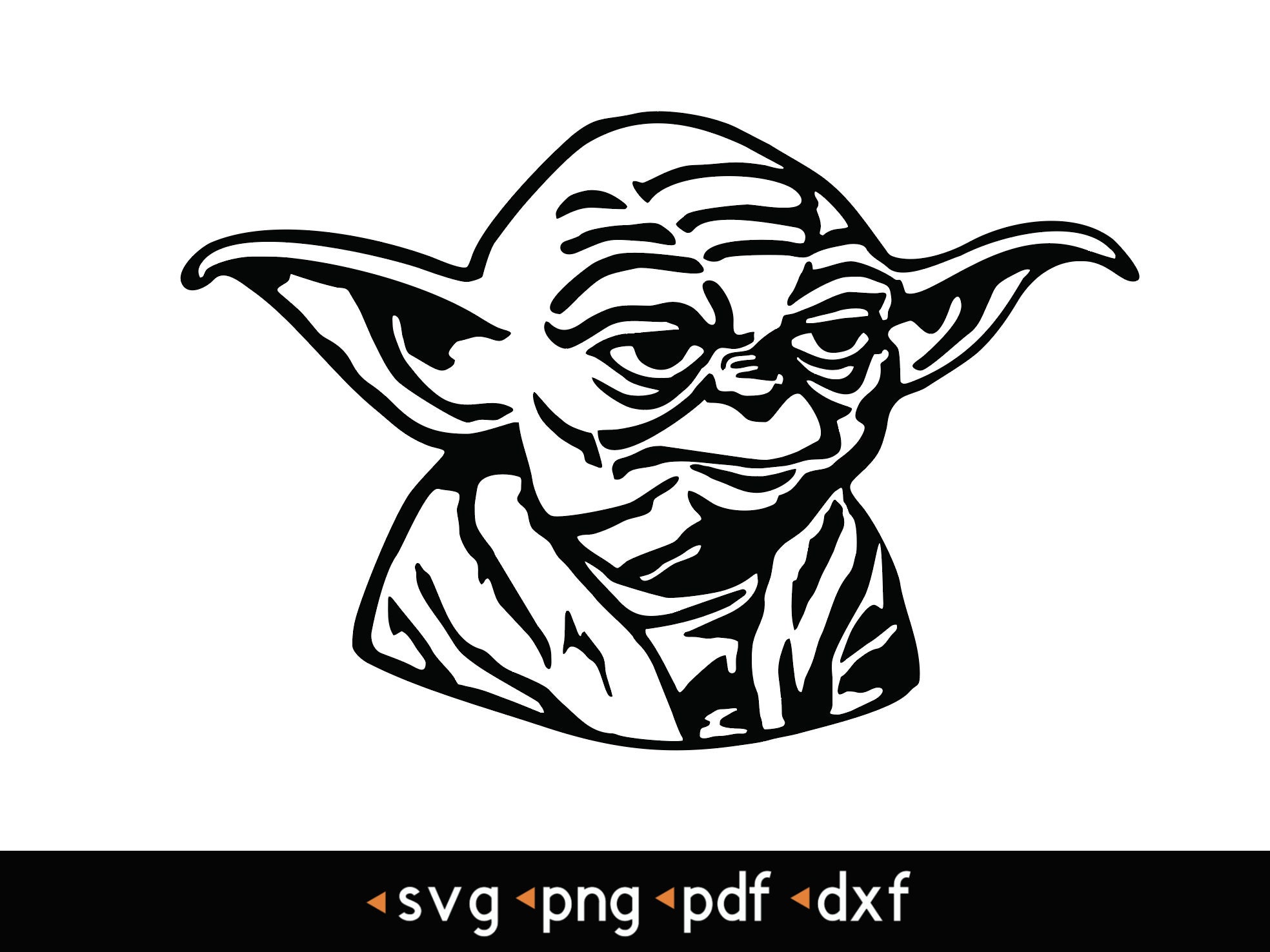 Yoda 2 Svg Png Pdf Dxf - Etsy