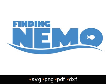 Finding Nemo Logo- #1 svg, png, pdf, dxf