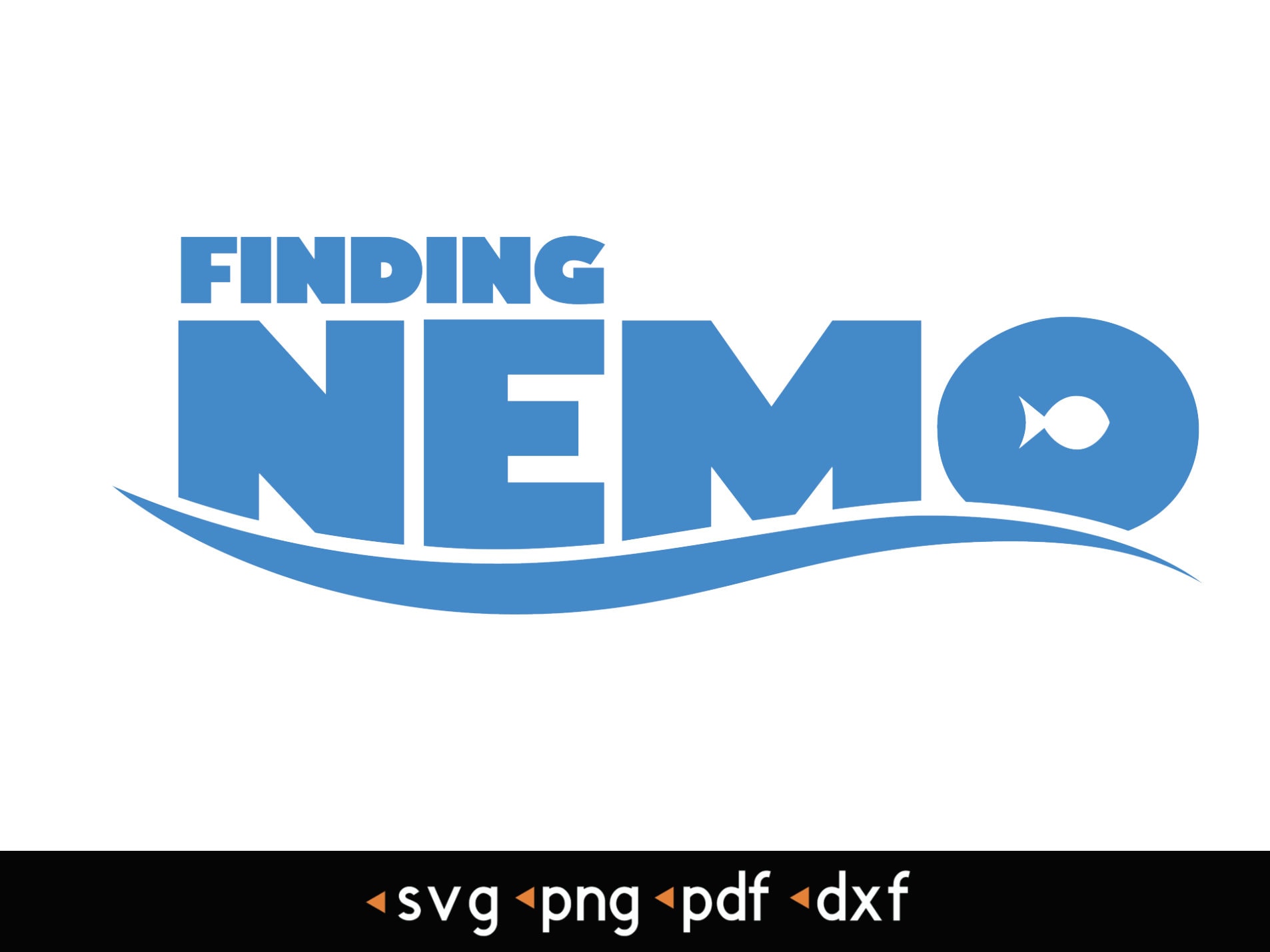 Finding Nemo Logo 1 Svg, Png, Pdf, Dxf - Etsy