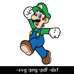 Luigi- #1 svg, png, pdf, dxf