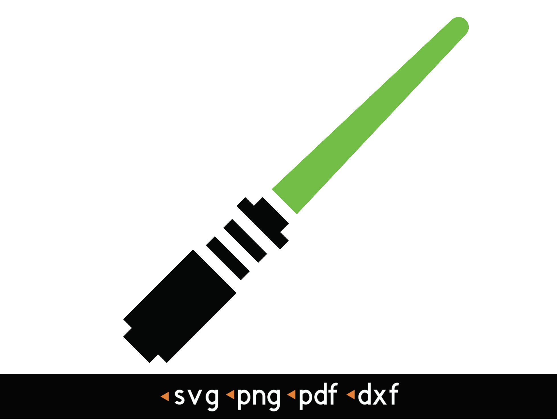 Lightsaber 2 svg png pdf dxf Etsy Italia