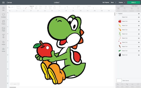 Yoshi- #4 Svg, Png, Pdf, Dxf - Etsy