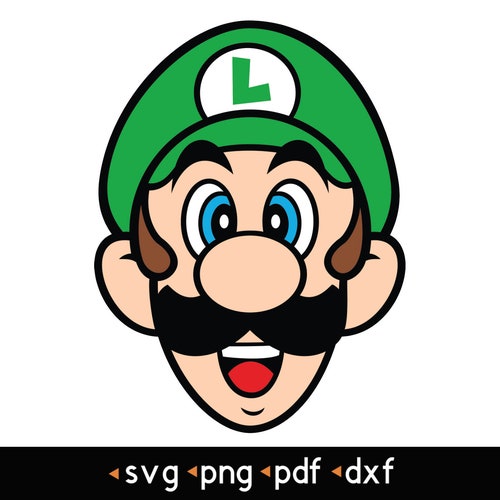 2 Pcs Layered Luigi and Mario Pack Svg Png Pdf Dxf - Etsy