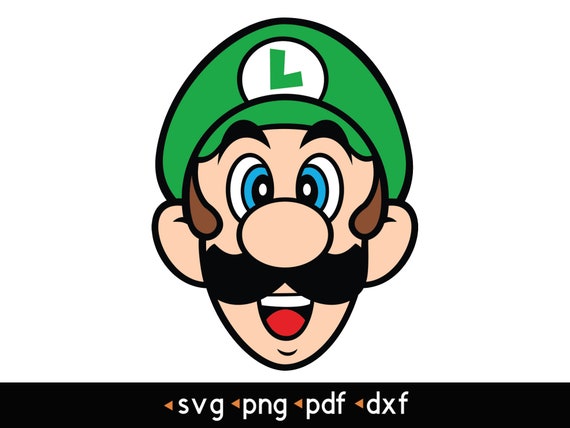 ルイージ - #2 svg、png、pdf、dxf - Etsy 日本