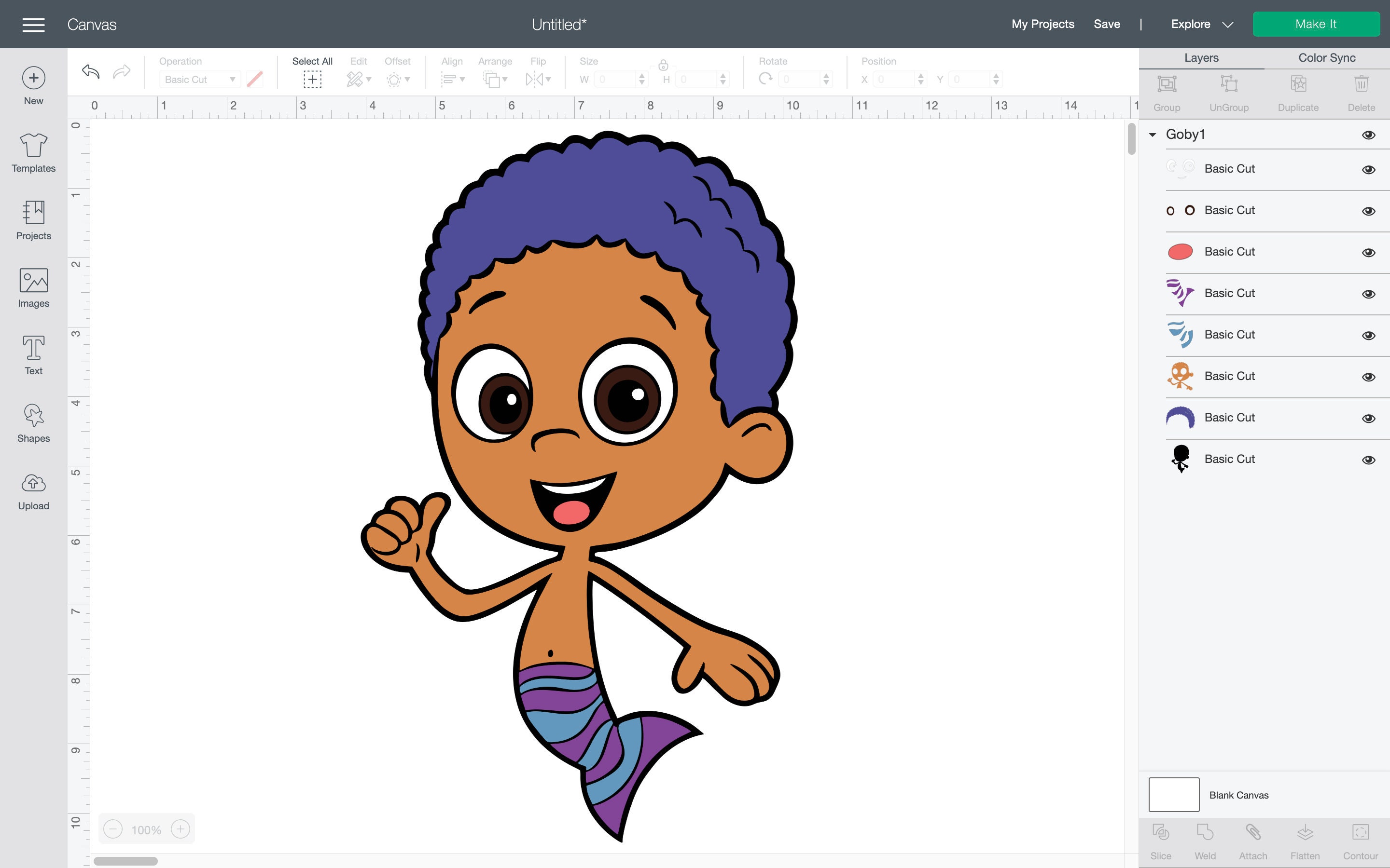 8 Pcs Layered Bubble Guppies Pack Svg Png Pdf Dxf | Etsy