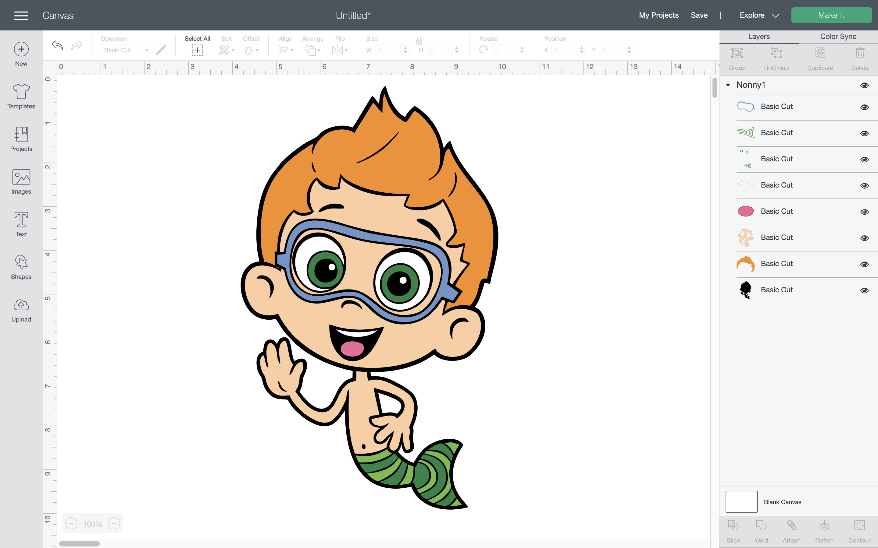 8 Pcs Layered Bubble Guppies Pack Svg Png Pdf Dxf | Etsy