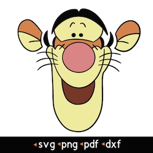 Tigger- #2 svg, png, pdf, dxf