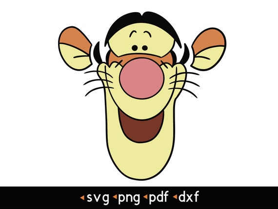 Tigger- #2 Svg, Png, Pdf, Dxf - Etsy