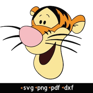 Tigger- #8 svg, png, pdf, dxf