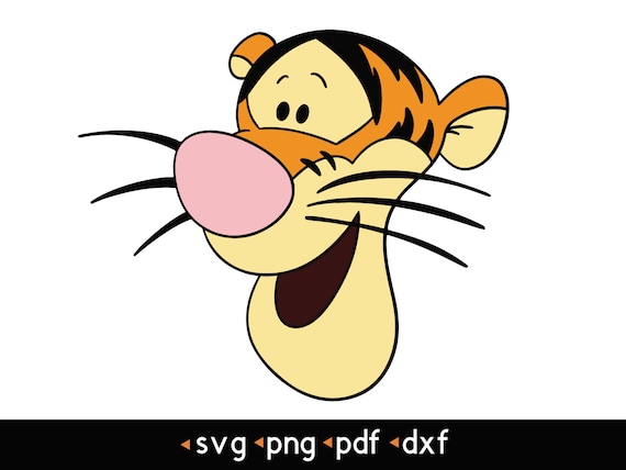 Tigger- #8 Svg, Png, Pdf, Dxf - Etsy