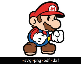 Paper Mario- #2 svg, png, pdf, dxf