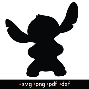 Stitch- #22 (transparent background) svg, png, pdf, dxf