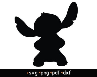 Stitch- #22 (transparent background) svg, png, pdf, dxf