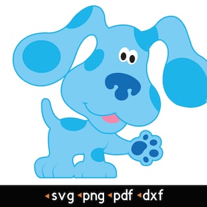 Blue&#39;s Clues- #5 svg, png, pdf, dxf