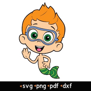 Bubble Guppies (Nonny)- #1 svg, png, pdf, dxf