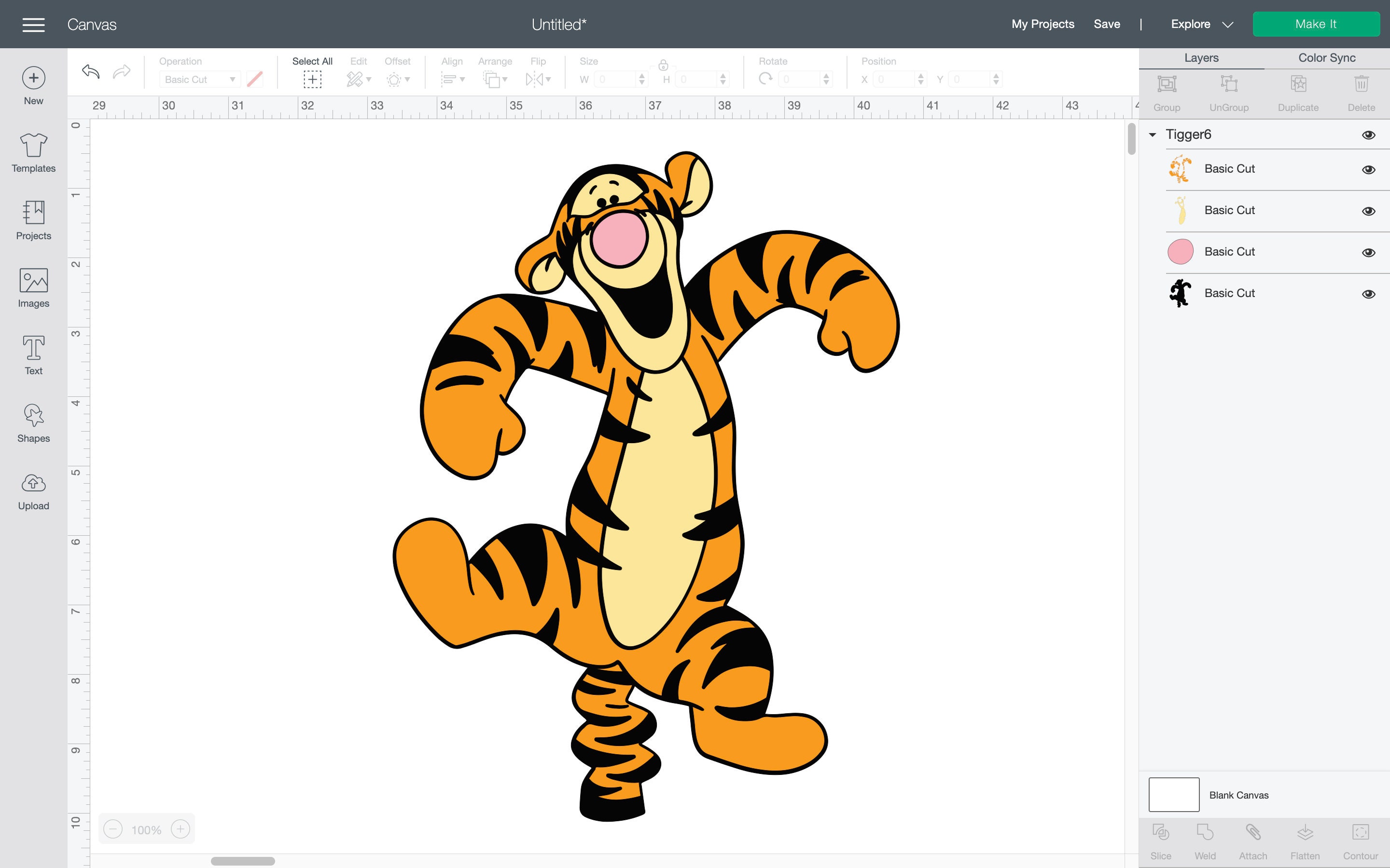 Tigger- #6 Svg, Png, Pdf, Dxf - Etsy