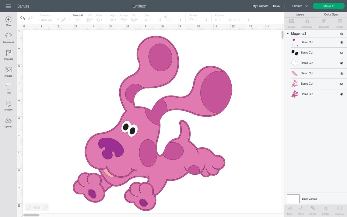 Magenta 3 Svg Png Pdf Dxf - Etsy