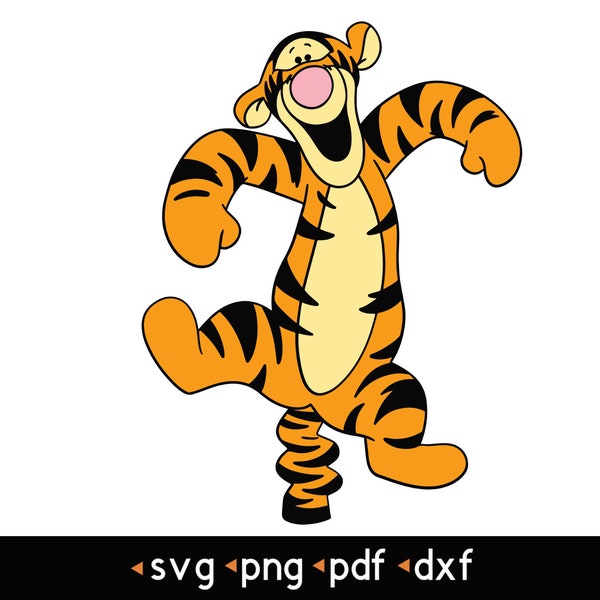 Tigger- #6 svg, png, pdf, dxf