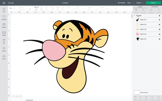 Tigger- #8 Svg, Png, Pdf, Dxf - Etsy