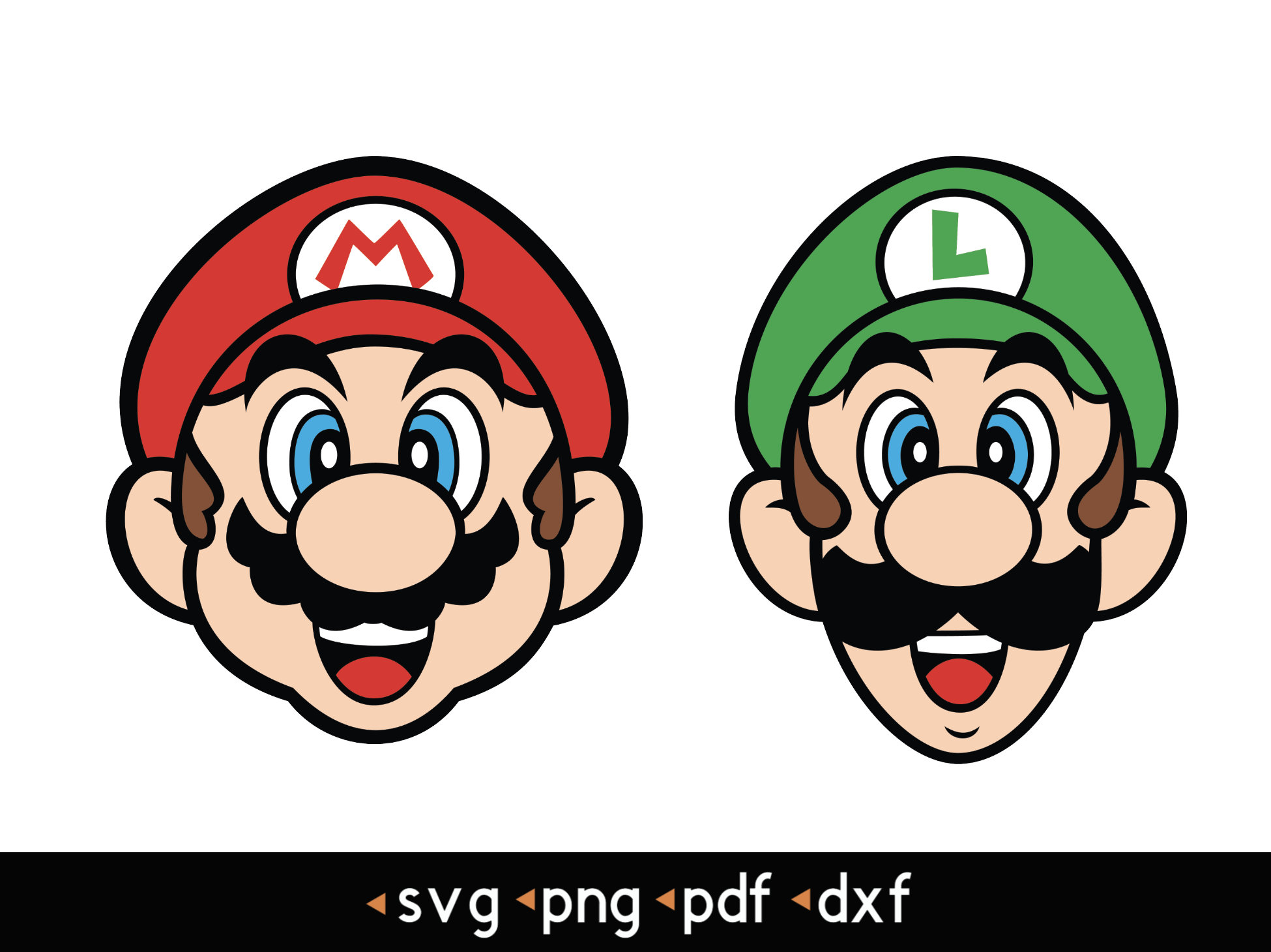 Mario Luigi SVG