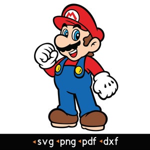 Mario- #3 svg, png, pdf, dxf