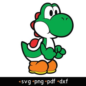 Yoshi- #1 svg, png, pdf, dxf