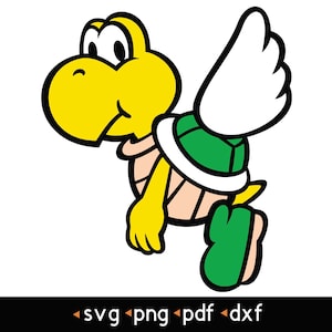 Koopa Troopa- #2 svg, png, pdf, dxf