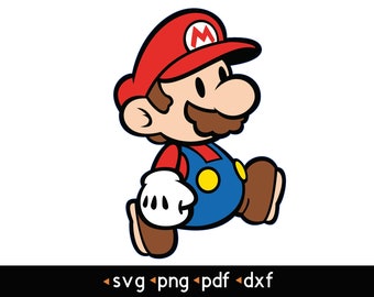 Paper Mario- #4 svg, png, pdf, dxf