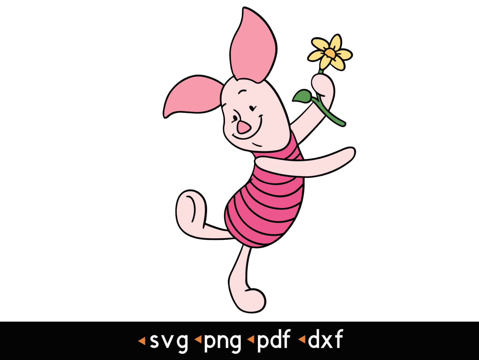 Piglet- #11 svg, png, pdf, dxf