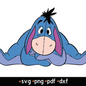 Eeyore- #2 svg, png, pdf, dxf