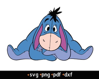 Eeyore- #2 svg, png, pdf, dxf