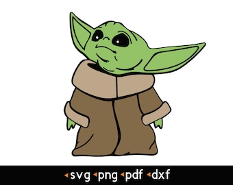 Baby Yoda Svg Etsy