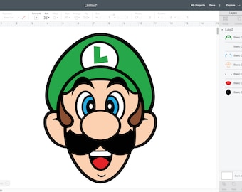 ルイージ - #2 svg、png、pdf、dxf - Etsy 日本