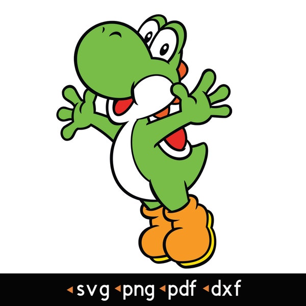 Yoshi- #3 svg, png, pdf, dxf