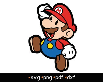 Paper Mario- #3 svg, png, pdf, dxf