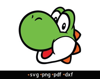 ▼ yoshiページ▼ Yoshi- #6 Svg, Png, Pdf, Dxf - Etsy