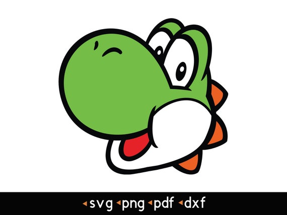 Yoshi- #6 Svg, Png, Pdf, Dxf - Etsy