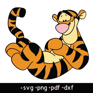Tigger- #10 svg, png, pdf, dxf