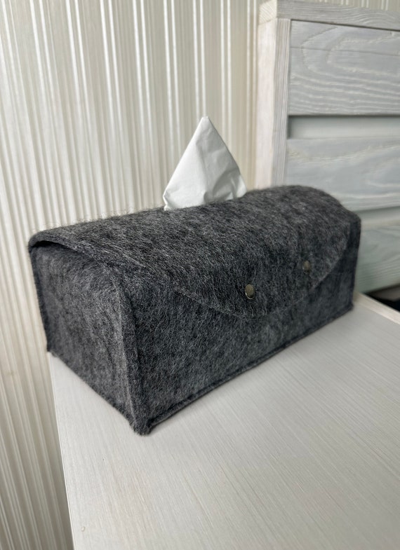 Felt Tissue Case, Felt Home Decor, Tissue Box Holder, Stocking