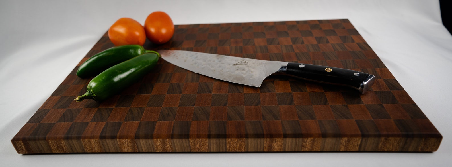Walnut and African Mahogany End Grain Cutting Board Etsy