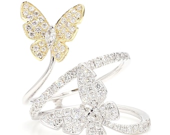 Natural White Marquise Diamond 0.88 Carat Tw Gold Cocktail Ring