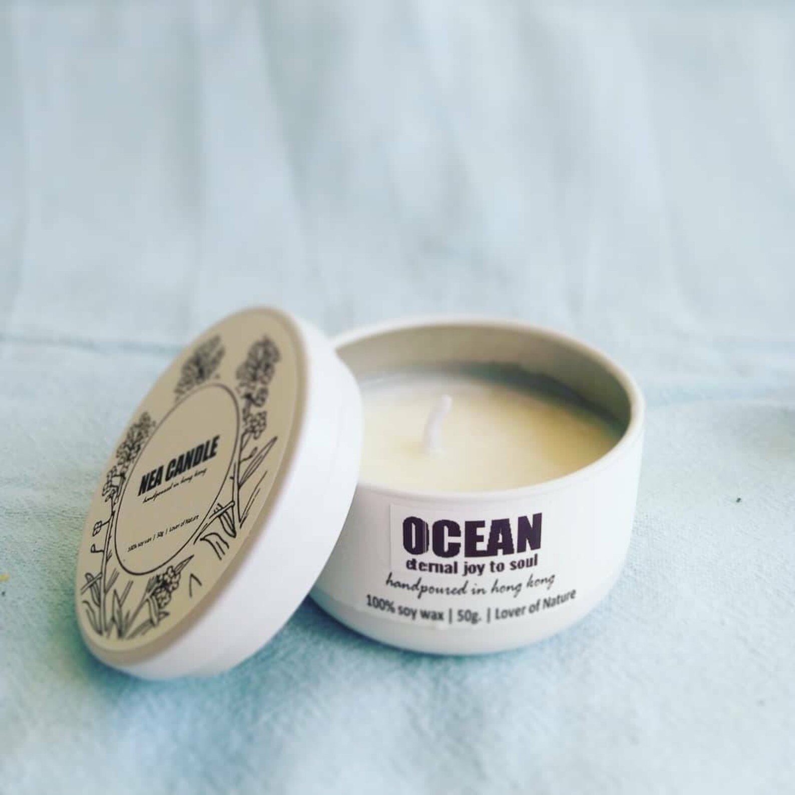 Ocean Scented Candle Etsy