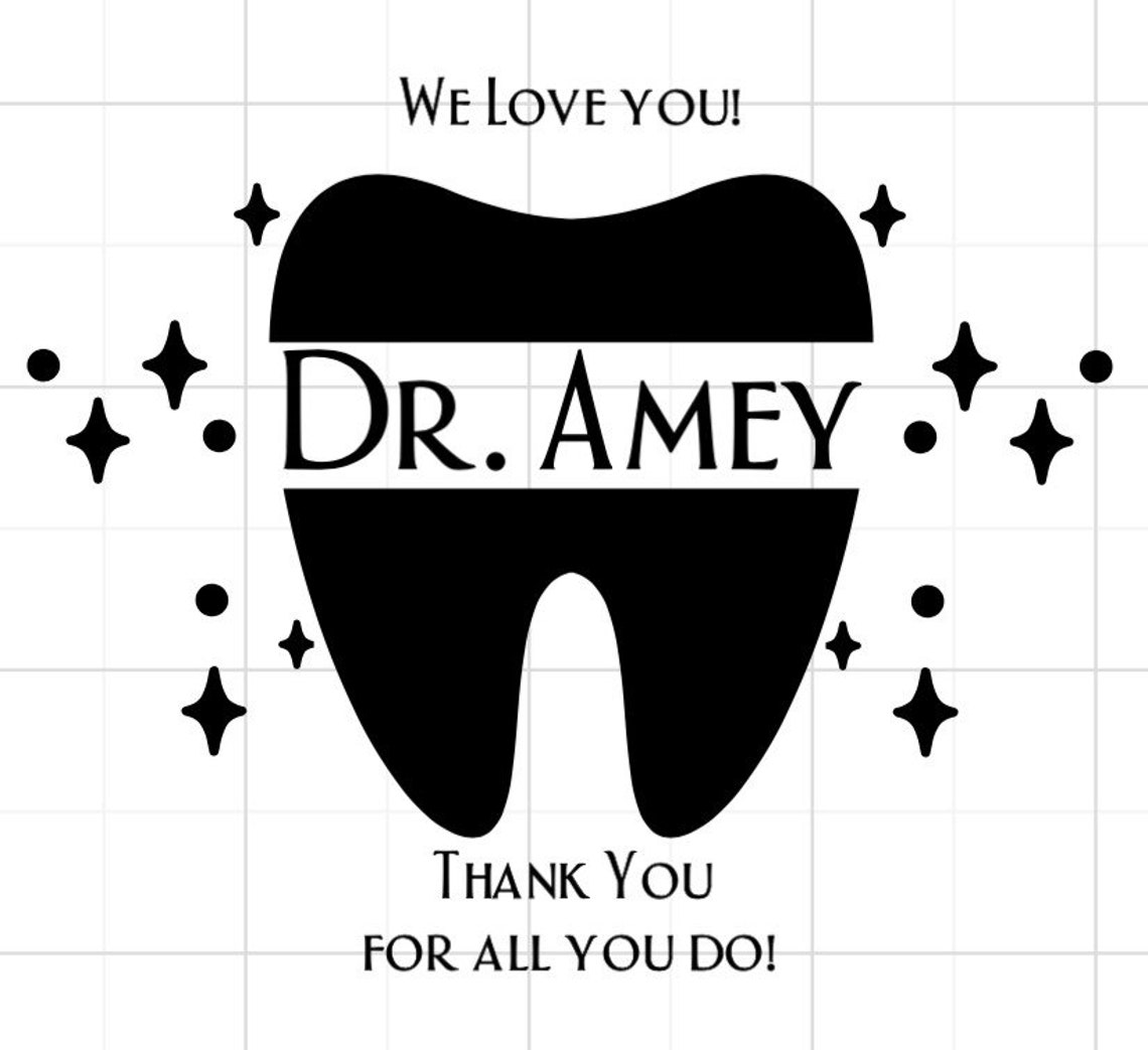 Zahnarzt Danke Dr. Vielen Dank für alles was Sie tun Wir Etsy.de