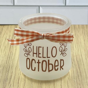 Fall & Halloween Tea Light Holder/Beautiful Decor/Easy Gift/Perfect Accent Piece