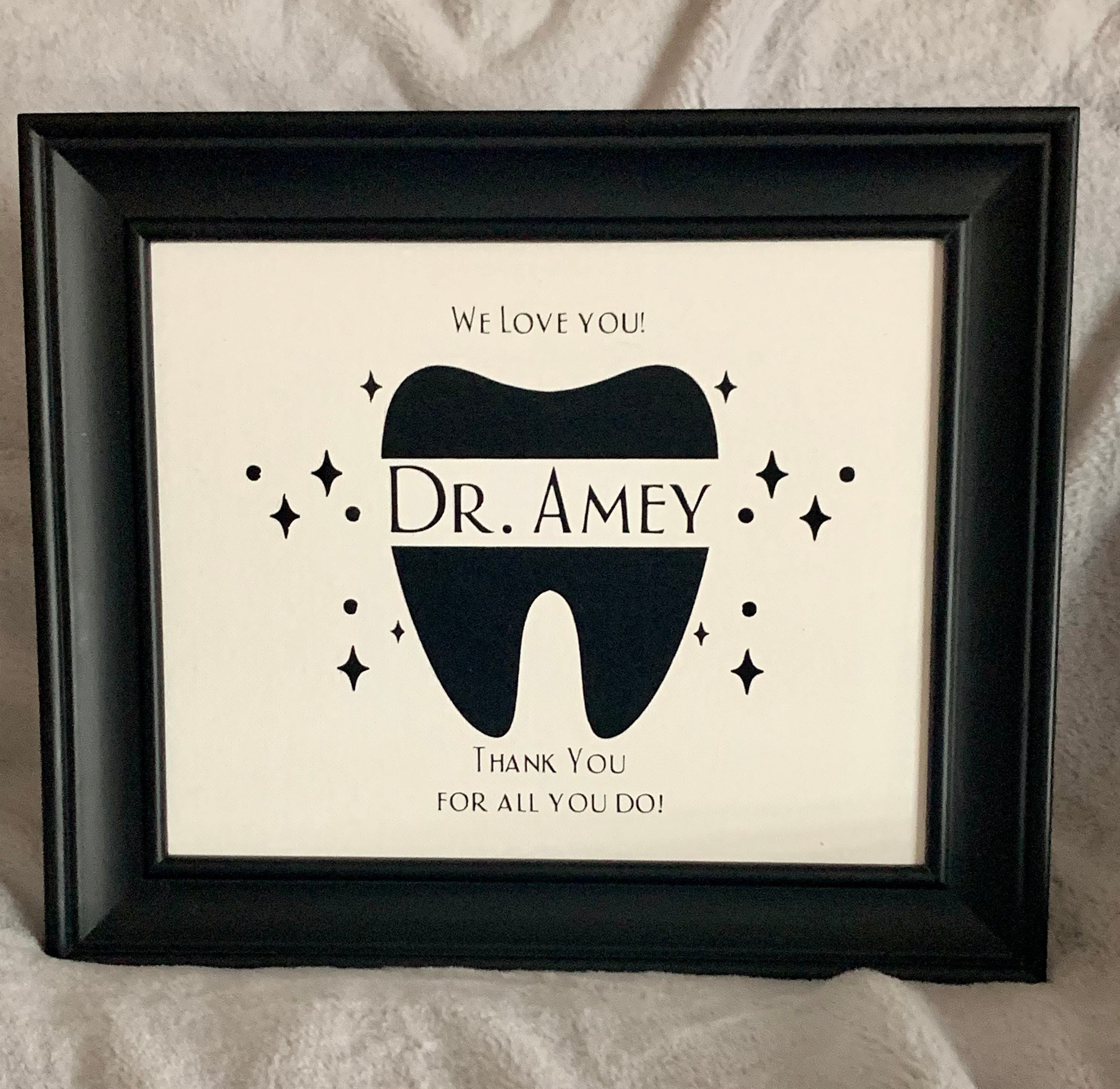 Zahnarzt Danke Dr. Vielen Dank für alles was Sie tun Wir Etsy.de