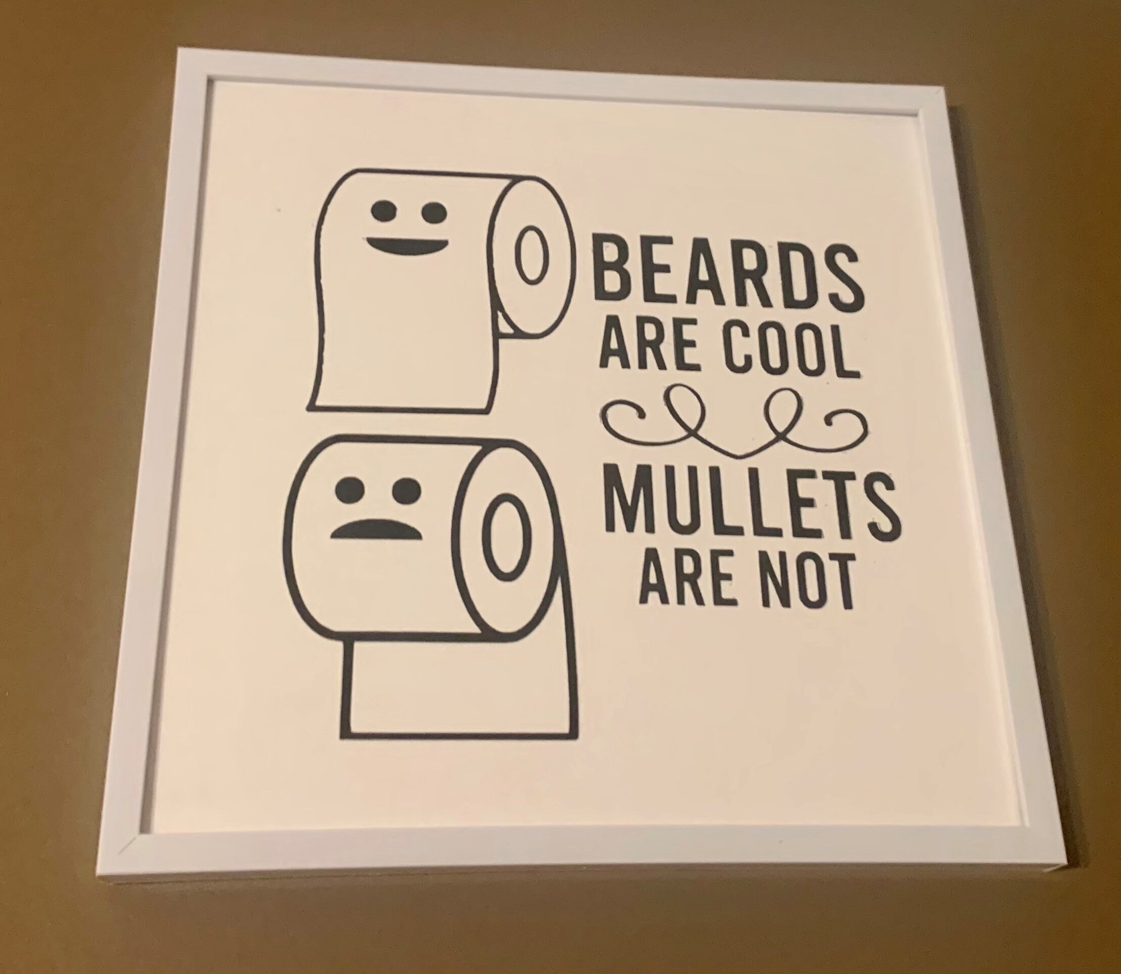 Beards Are Cool, Mullets are Not